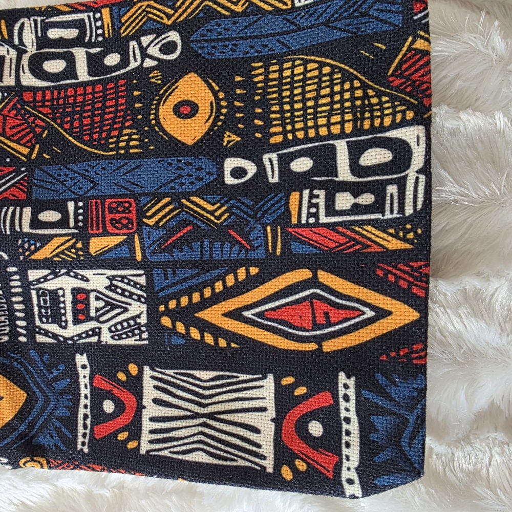 Colorful Abstract Patterned Fabric